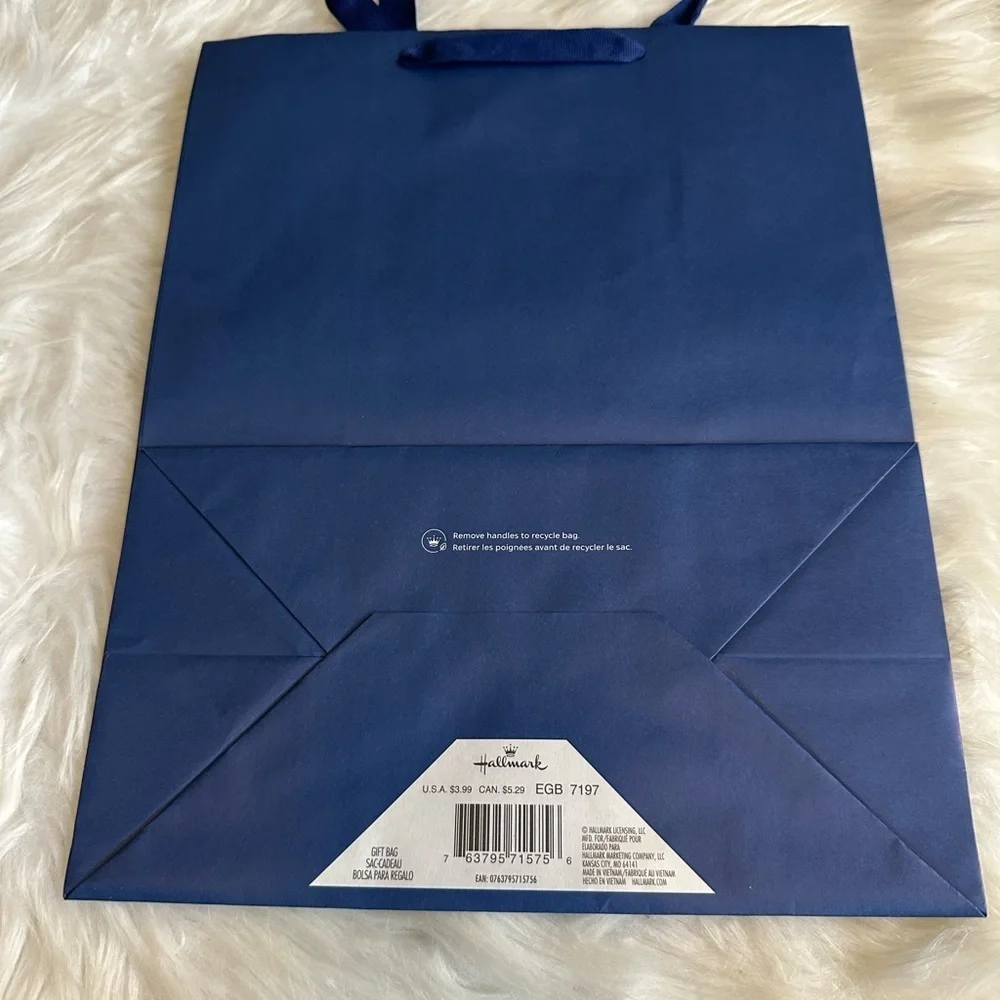 🩷5/$10 Elegant Blue gift bag